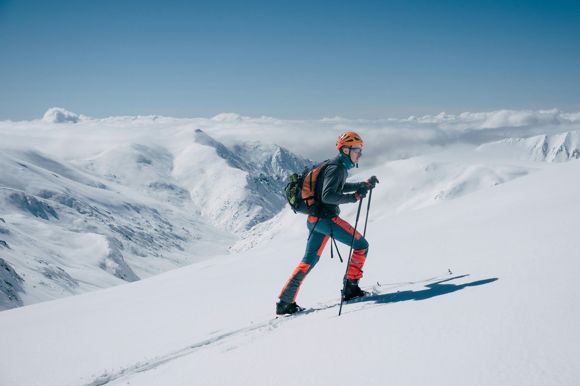 Alpiniste dans les Alpes